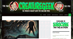 Desktop Screenshot of creature-geek.com